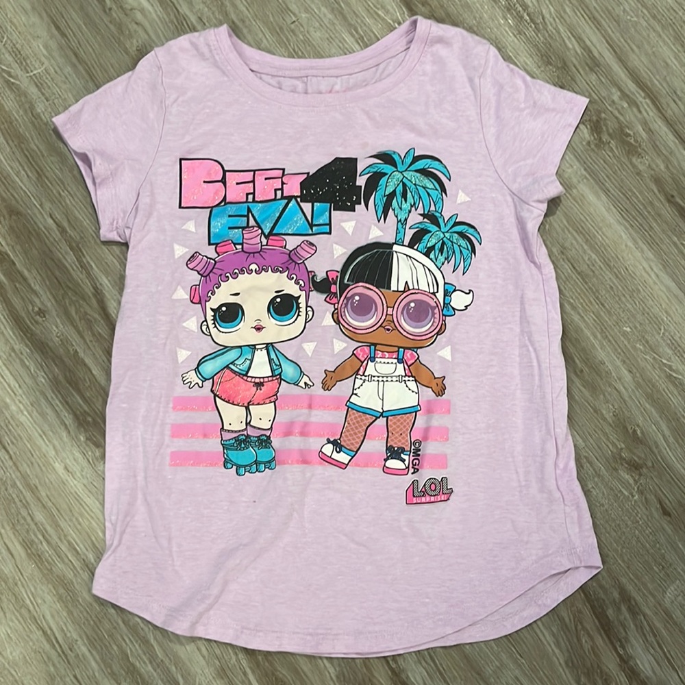 Lol shirt purple base / size youth large 10/12
